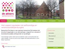 Tablet Screenshot of de-akkers.nl